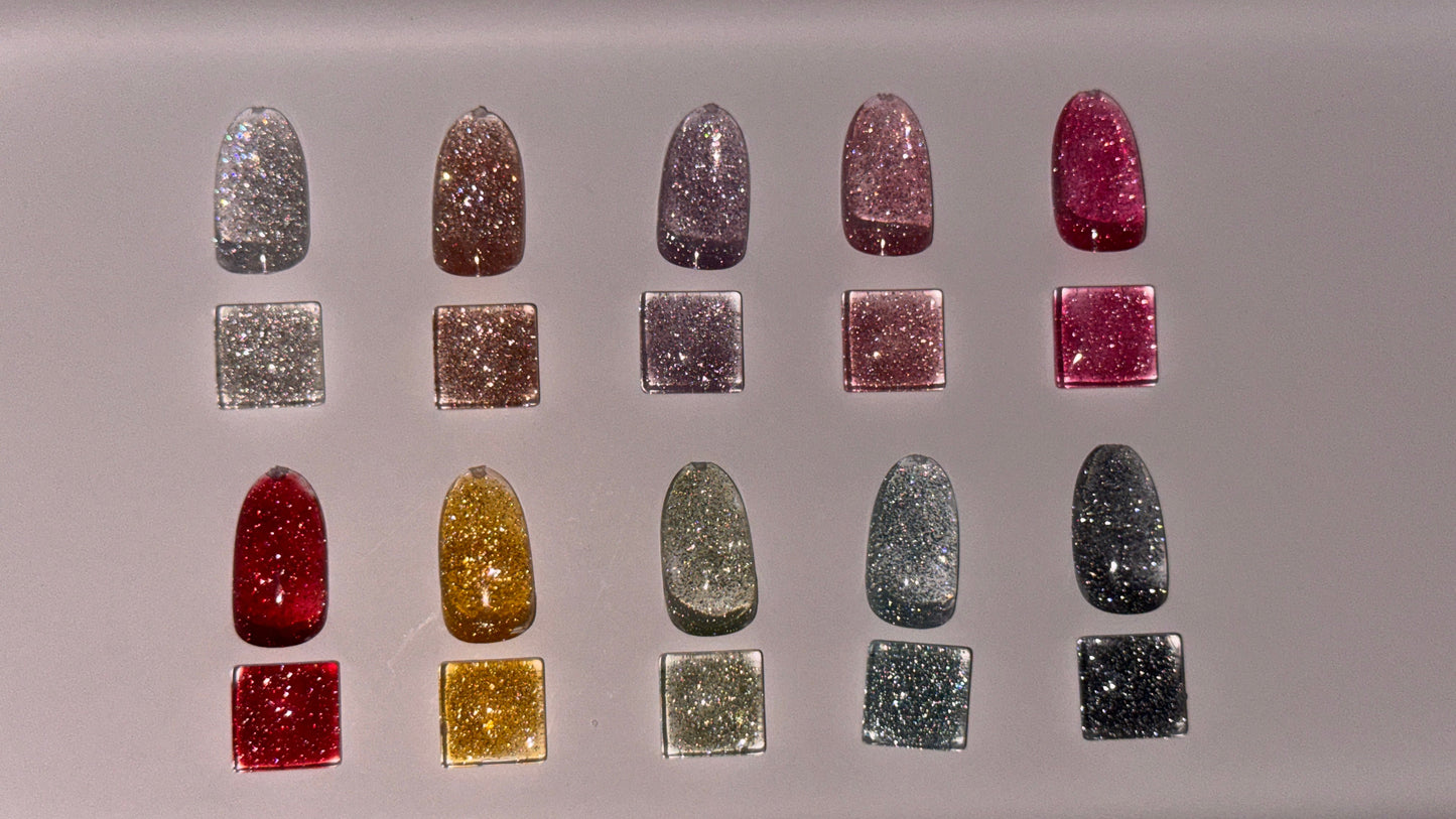 Sun Kisses Collection HEMA-Free Diamond Glitter Gel Set