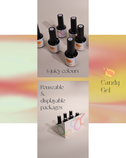 Candy#2 Mandarin orange and yellow juicy clear smooth colour