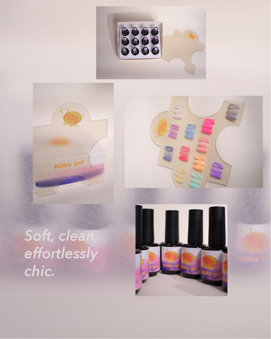 Milky gel #2 Taro Silk