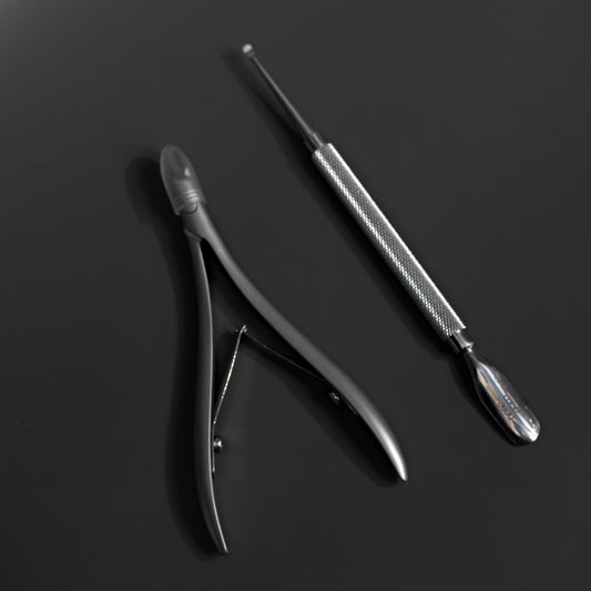 Precision Cuticle Prep Set, Swan-Neck Nipper + Pusher