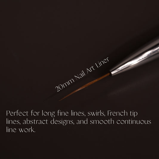 20mm Long Nail Art Liner Brush