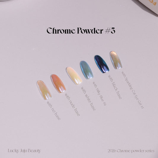 Chrome Powder #5 Clear Smooth Iridescent Chrome Powder