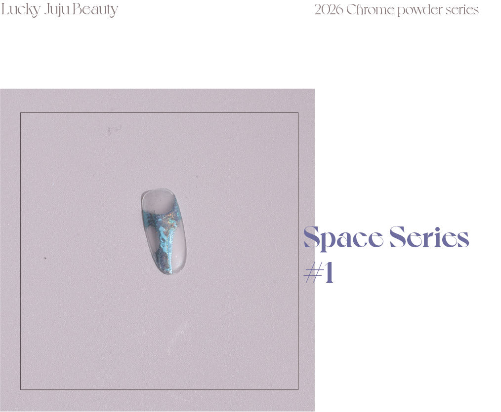 Chrome Powder #Space 1 Multicolor Holographic Chrome Powder