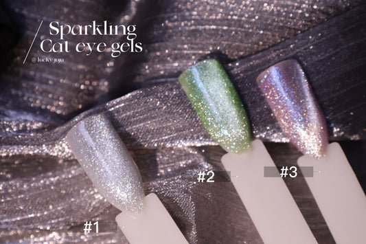 Sparkling cat eye gel