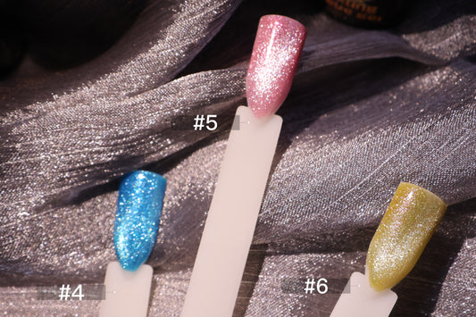 Sparkling cat eye gel