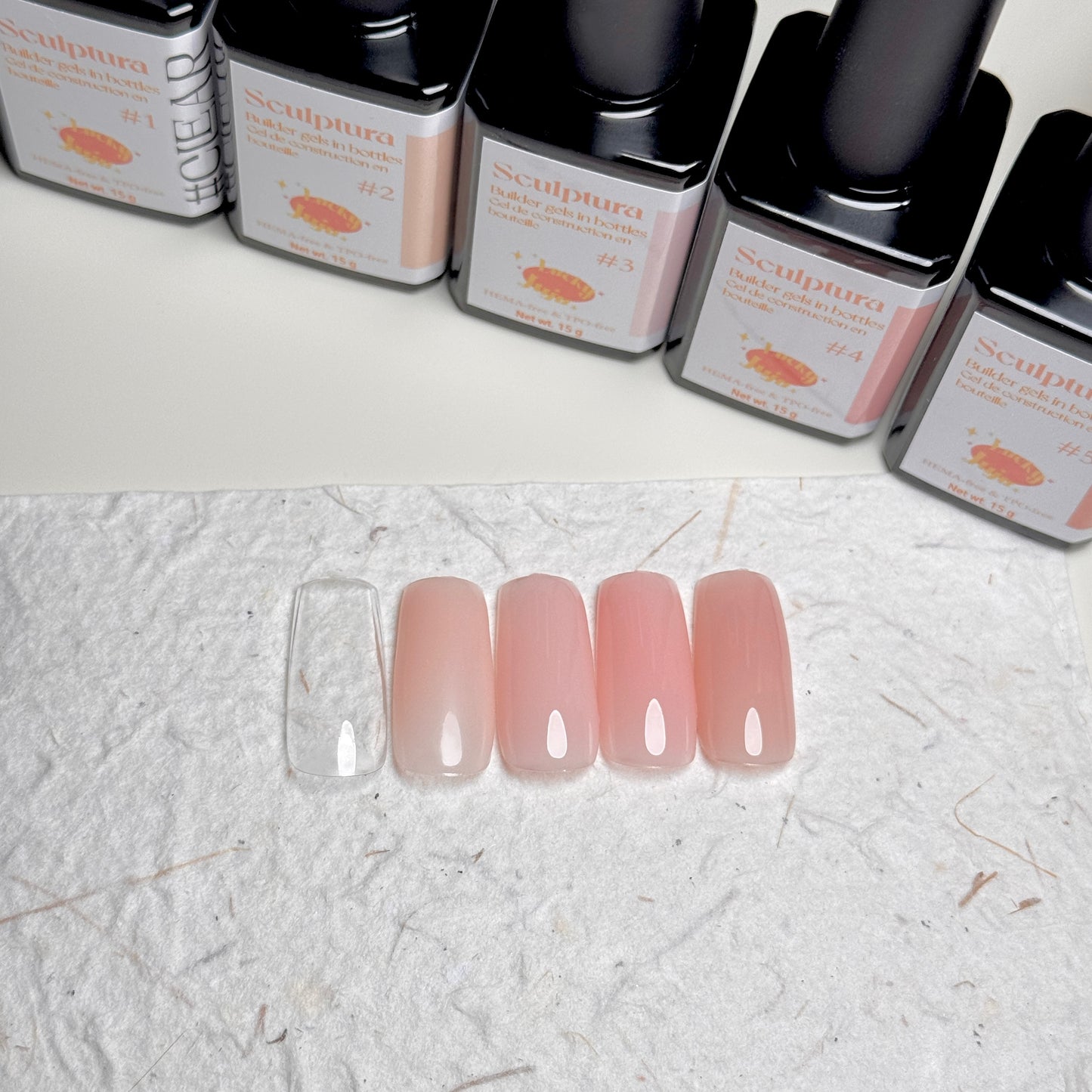 Sculptura BIAB Set, 5 Skin Tone Friendly Shades