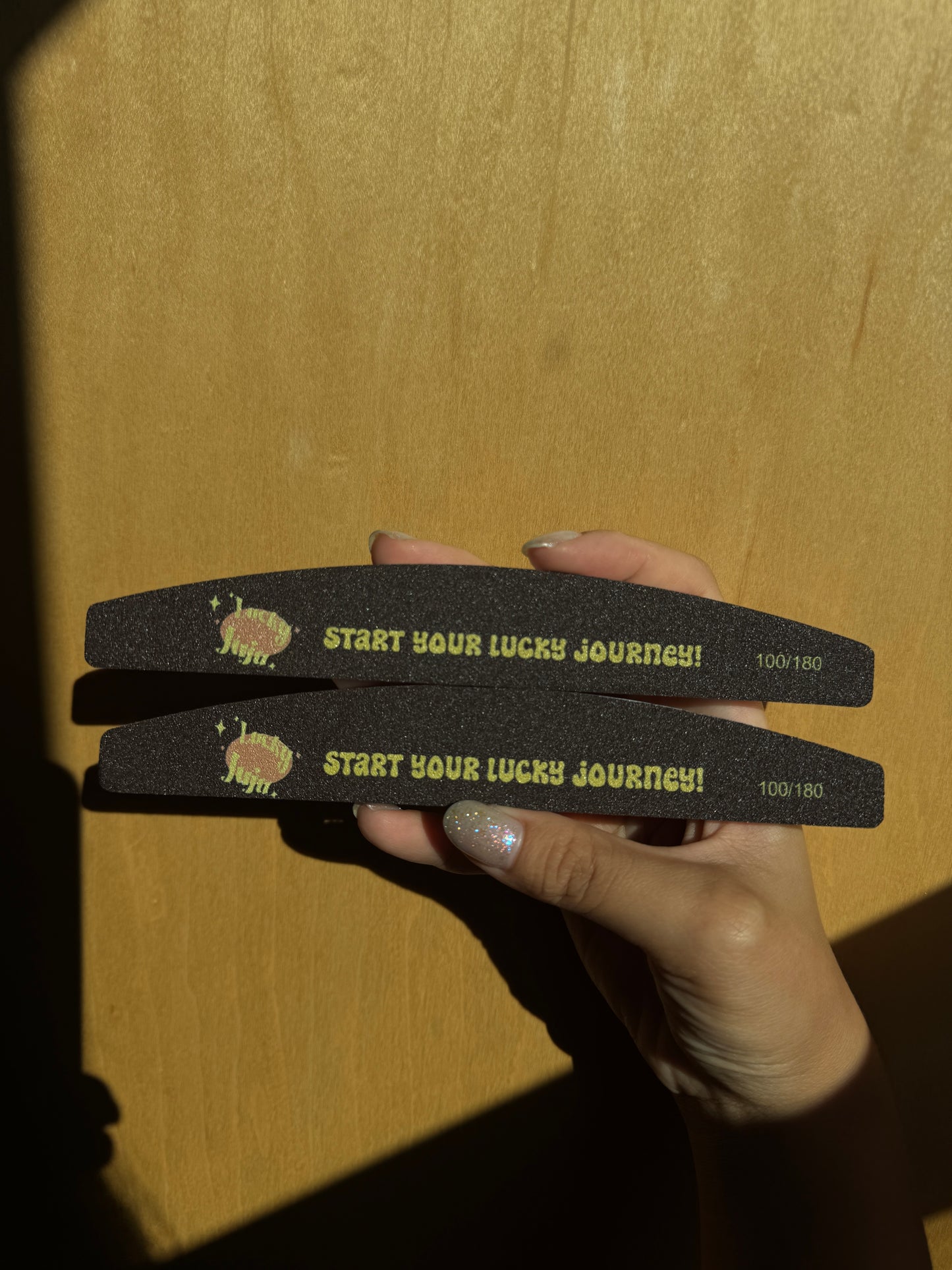 24 pcs professional nail file 100/180 grit