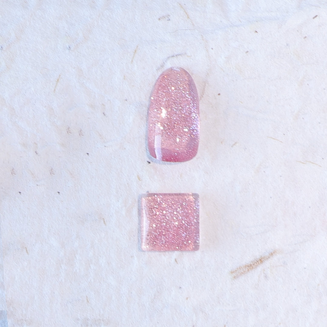 Sun Kisses 4 Rosy Beam HEMA-Free Diamond Glitter Gel