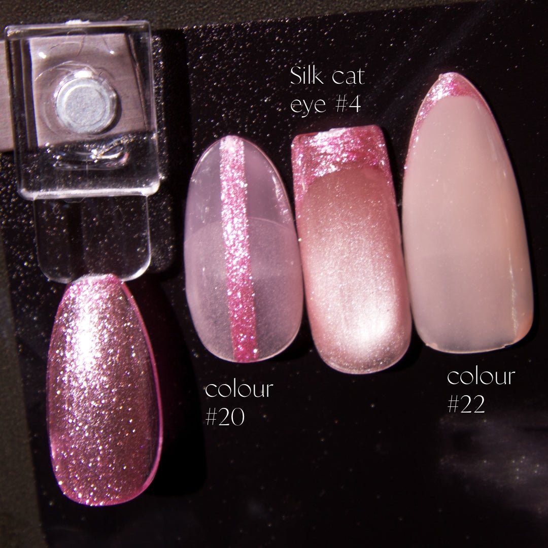Argent Muse #01 Rose Veil, HEMA-Free Glitter Art Gel