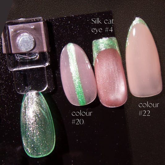 Argent Muse #02 Emerald Glow, HEMA-Free Glitter Art Gel