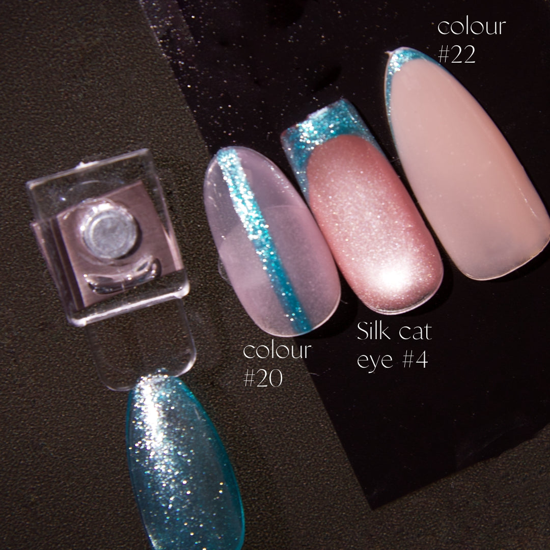 Argent Muse #03 Ocean Glint, HEMA-Free Glitter Art Gel