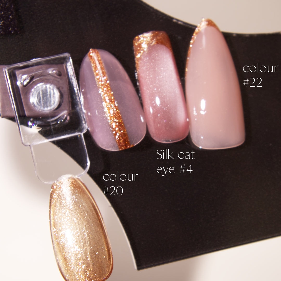 Argent Muse #06 Bronze Halo, HEMA-Free Glitter Art Gel