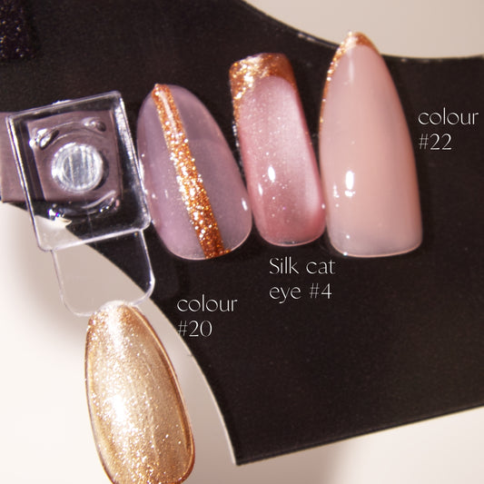 Argent Muse #06 Bronze Halo, HEMA-Free Glitter Art Gel