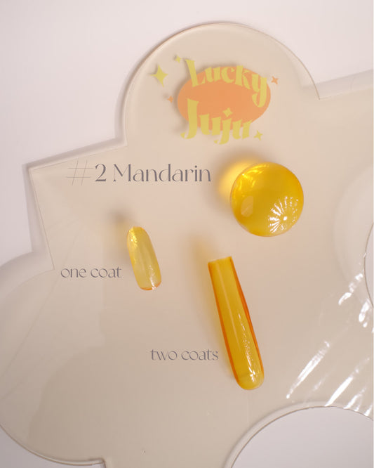 Candy#2 Mandarin orange and yellow juicy clear smooth colour
