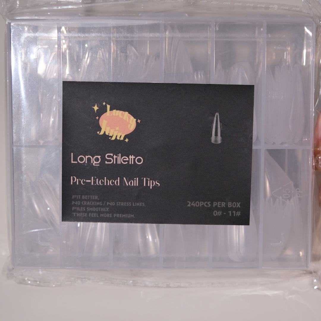 Long Stiletto Nail Tips, Professional Extension Tips