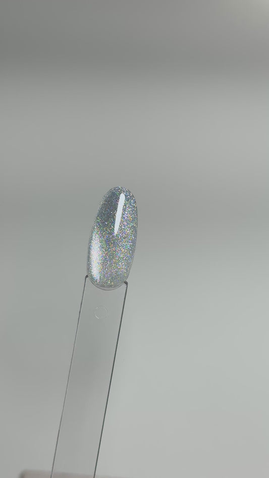 Sparkling cat eye gel 01 Moonlit Silver